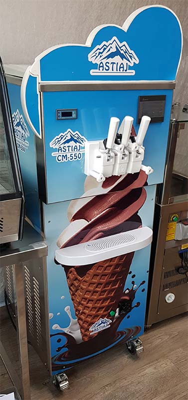 قیمت دستگاه بستنی ساز قیفی رومیزی