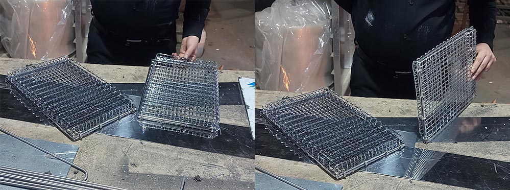 سبد توری دستگاه بریان سبدی