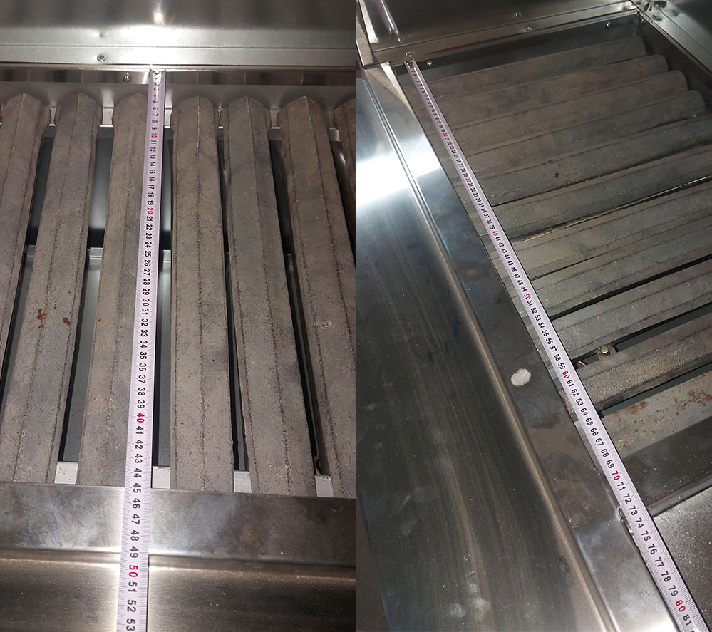 دهنه کباب پز گازی 45 سانتیمتر دهنه کباب پز گازی 45 سانتیمتر