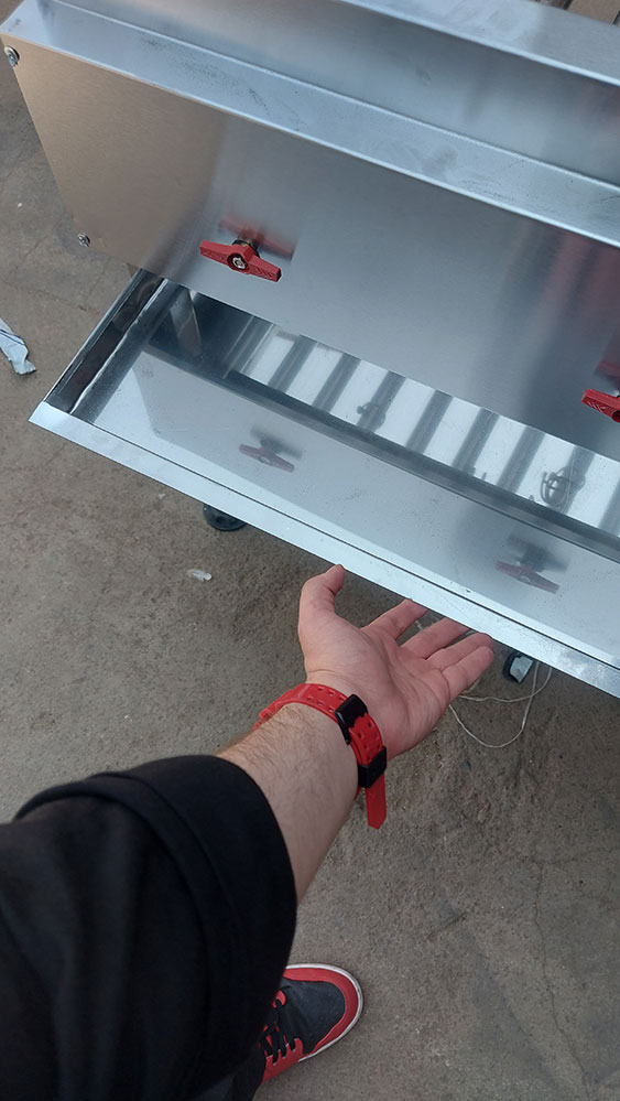سینی چربی گیر استیل کباب پز