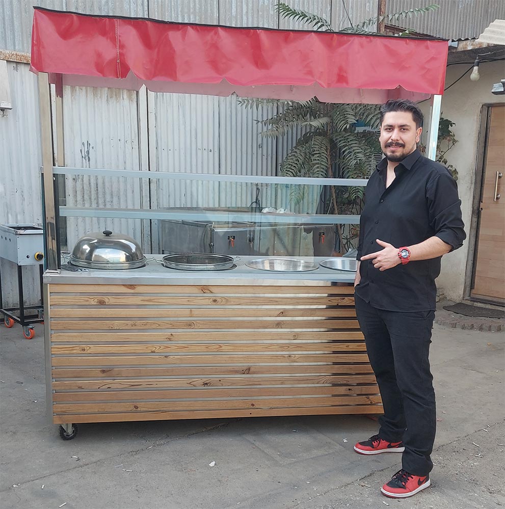 دستگاه ذرت لبو باقالی