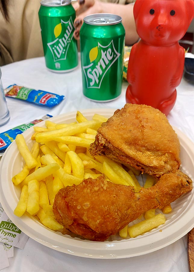 مرغ سوخاری جوجه برشته