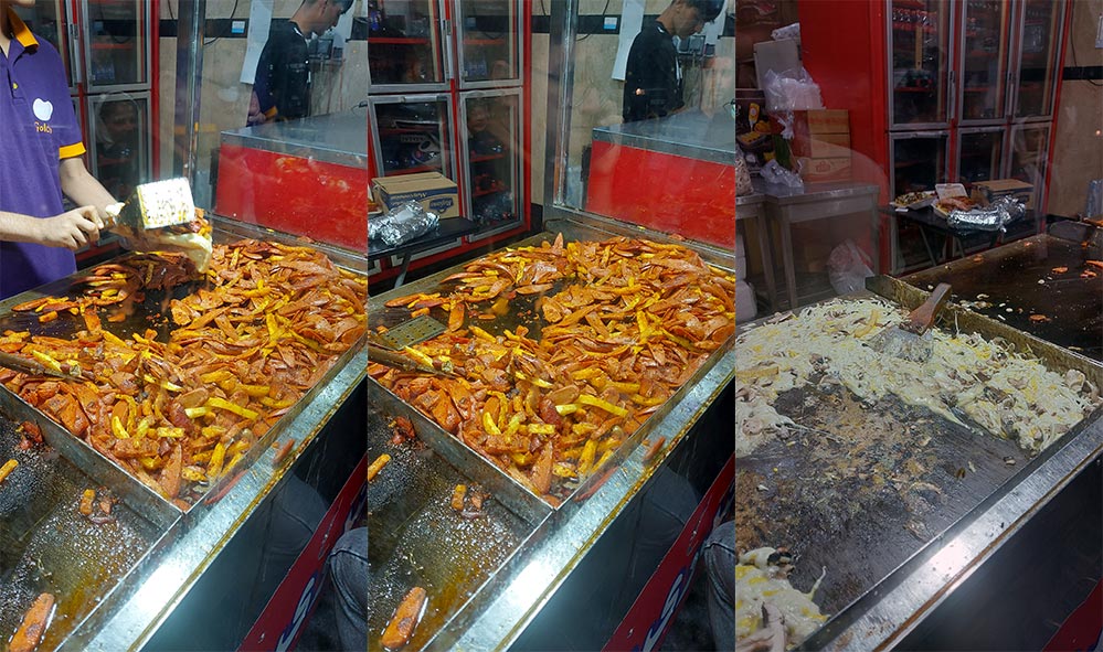 بندری قارچ و پنیر