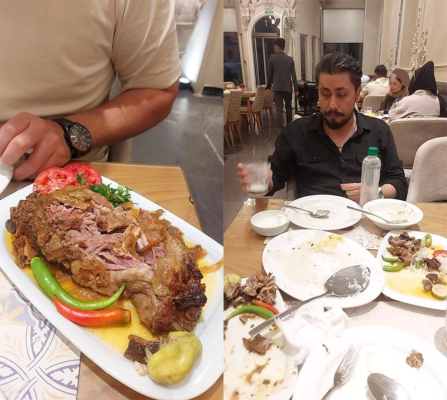 چلوگوشت مشهدی