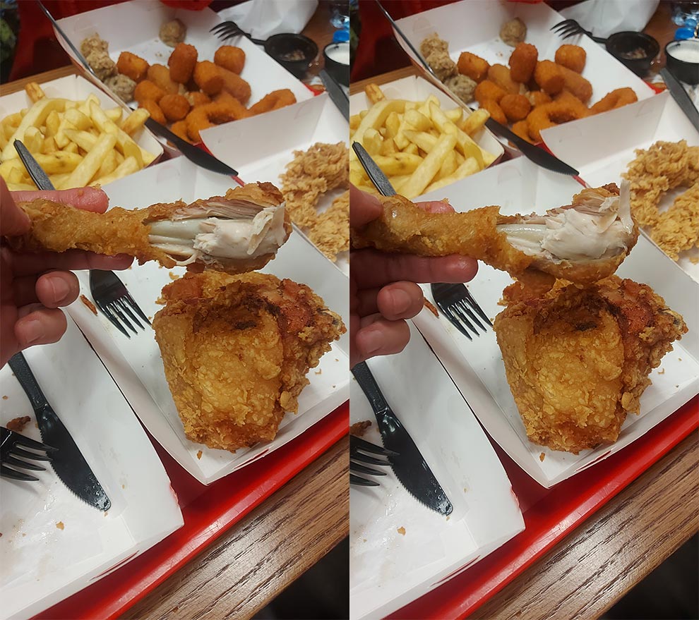 بهترین مرغ سوخاری سعادت آباد