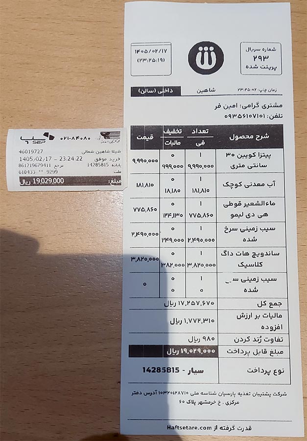 منو شیلا شاهین شمالی