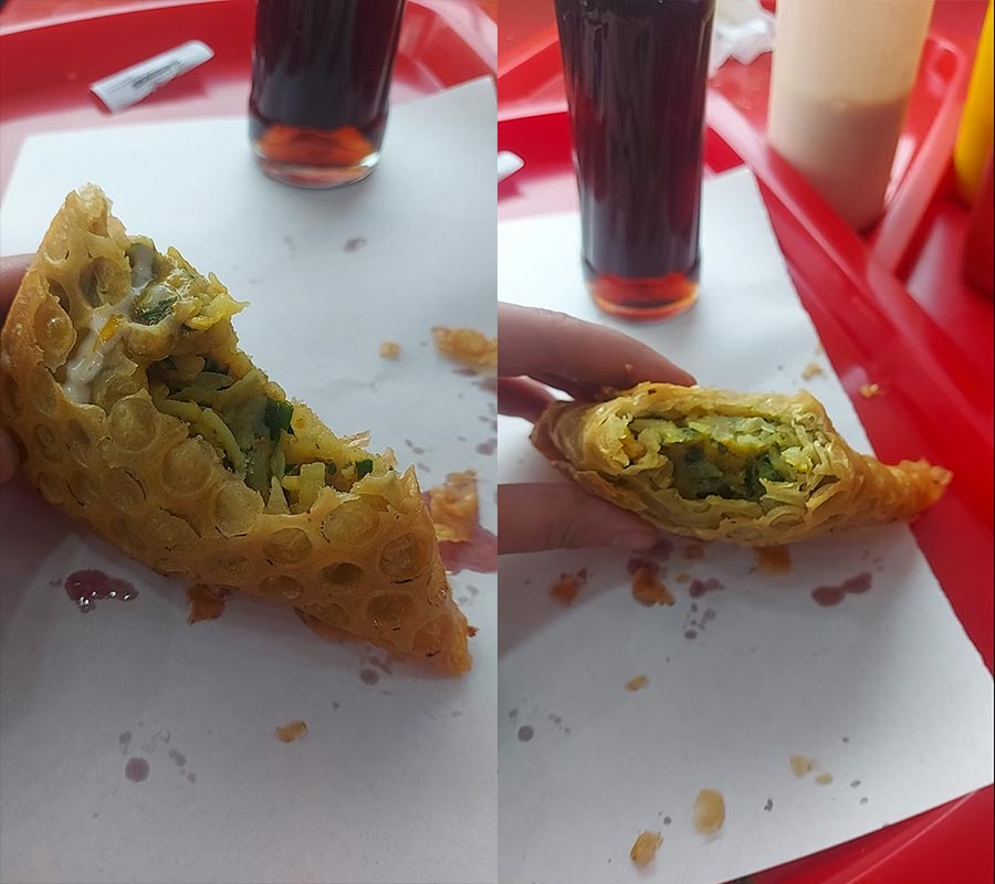 سمبوسه سیب زمینی