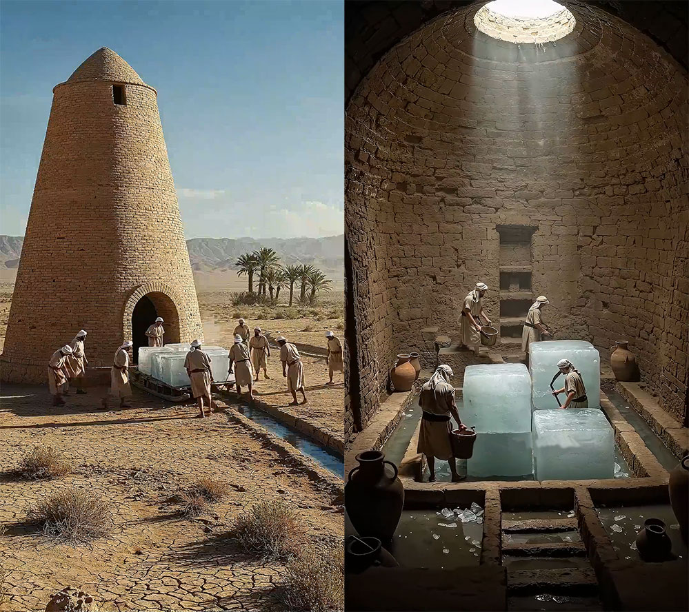 یخچال ساخت مردم ایران باستان