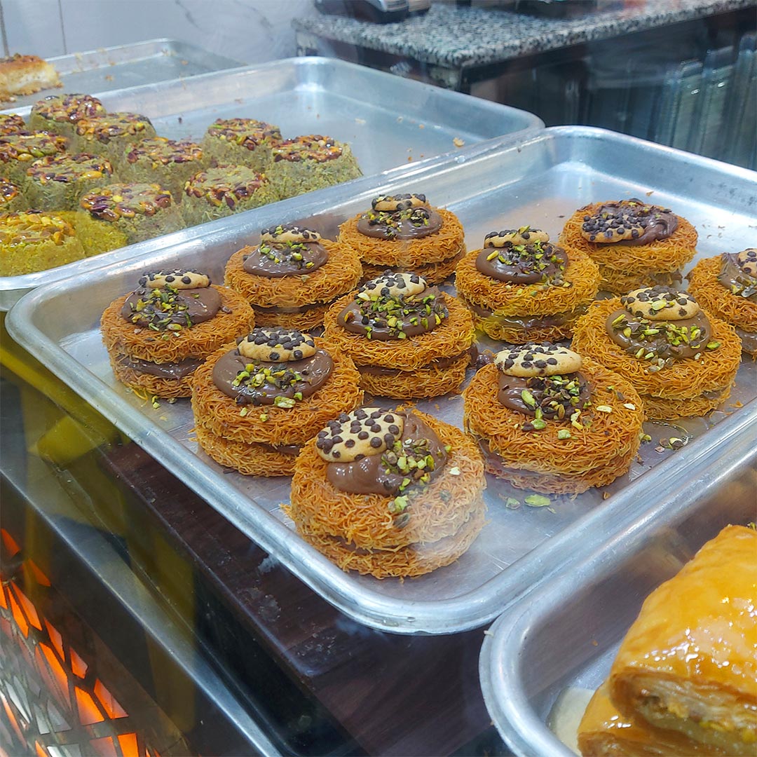 باقلوا کنافه اصل دمشق سوریه در تهران دولت آباد