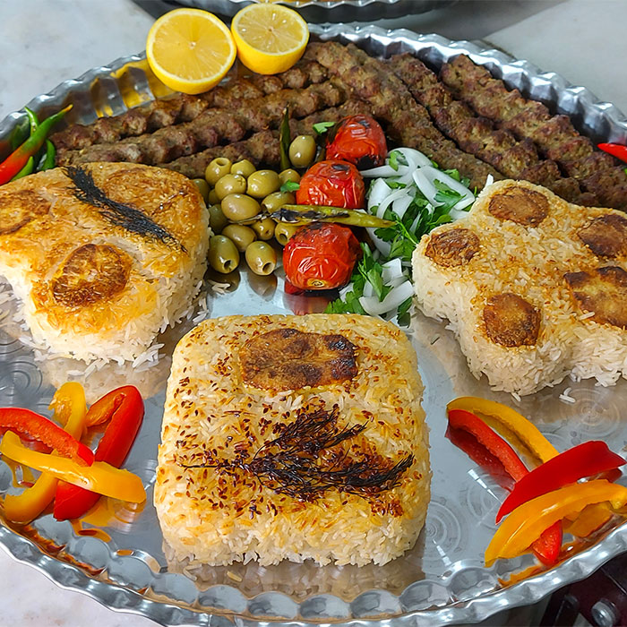 برنج چلو کته + طرز تهیه ساده رستورانی ایرانی