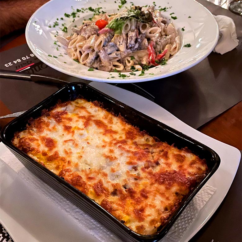 رستوران ایتالیایی بلامونیکا در خیابان وزرا تهران با لازانیا و پاستا