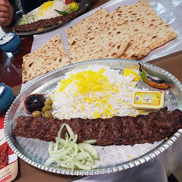 رستوران کباب ناب بناب تهران آیت الله کاشانی