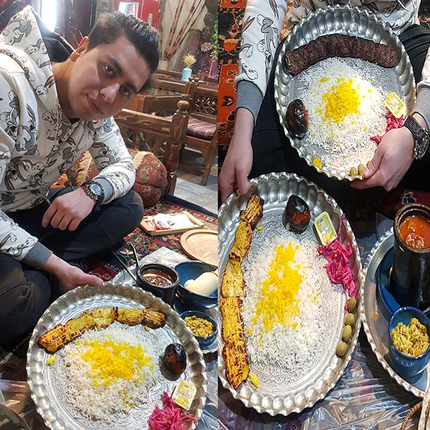 سفره خانه سنتی ته تغاری در تهران اشرفی اصفهانی