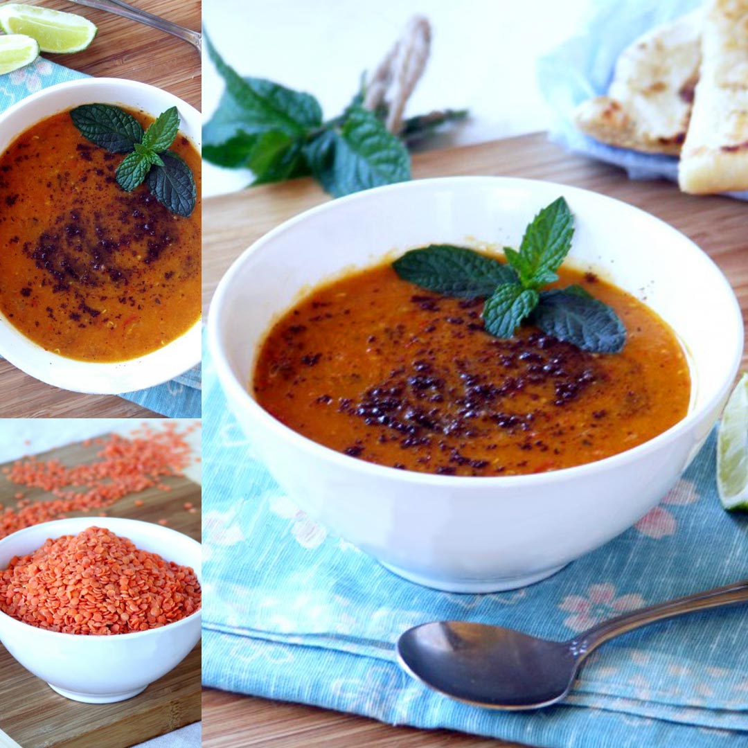 سوپ عدس قرمز با سماق + طرز تهیه ترکیه ای