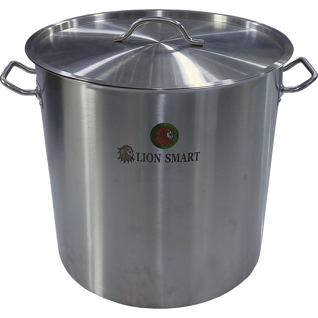 قابلمه استیل بلند دهنه 54 سانتیمتر ظرفیت 90 لیتر سایز بزرگ اسمارت