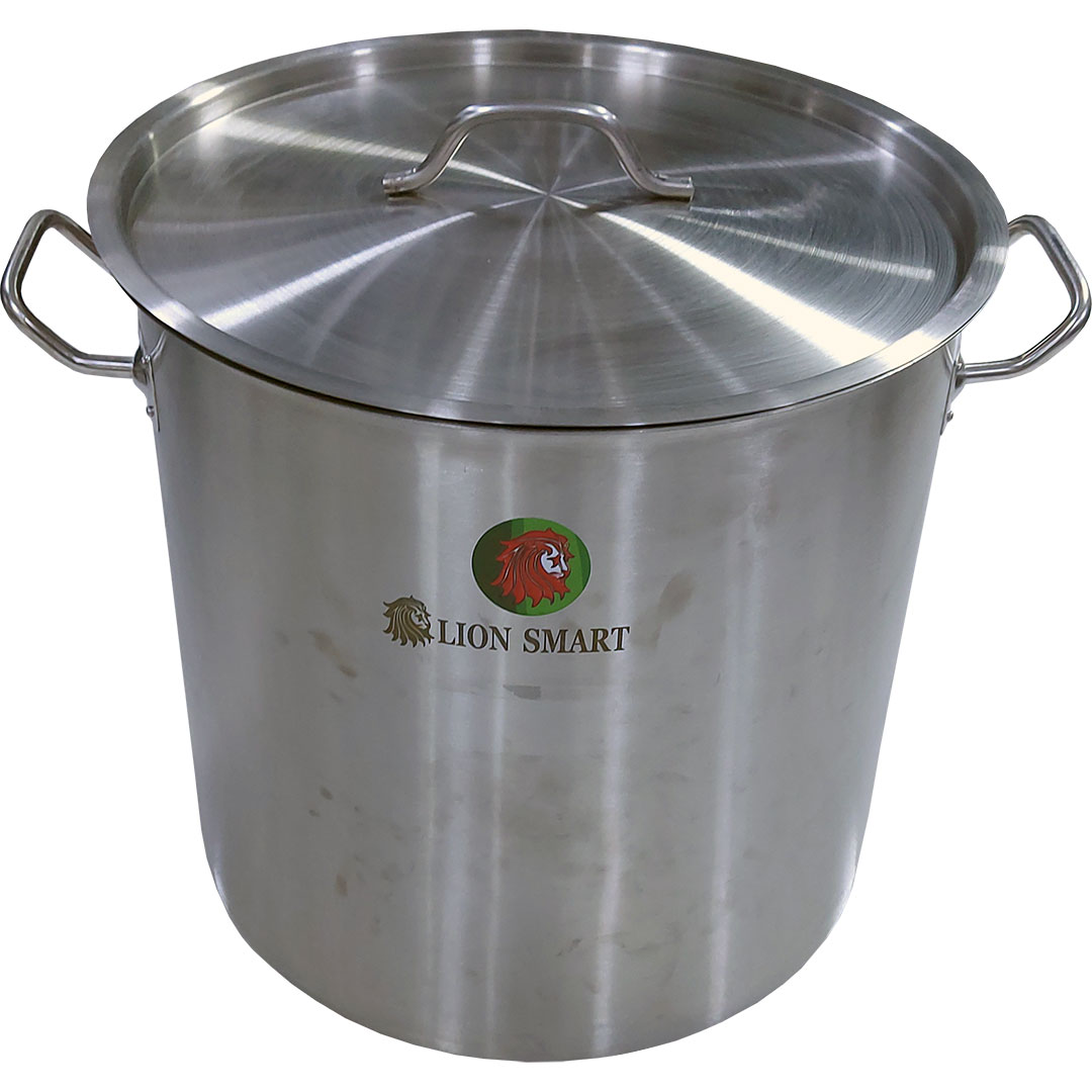 قابلمه استیل تکی سایز دهنه 44 سانتیمتر ظرفیت 45 لیتر مارک اسمارت