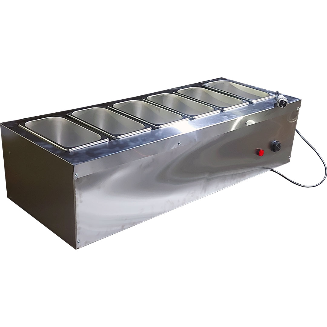 هات بنماری برقی رومیزی 6 لگن سایز یک سوم