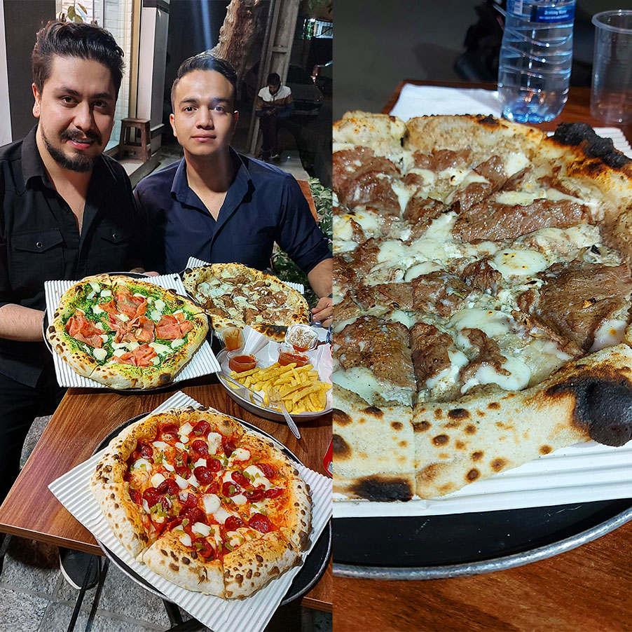 پیتزا لافت پیزریا در قیطریه تهران با پیتزای ناپولیتن