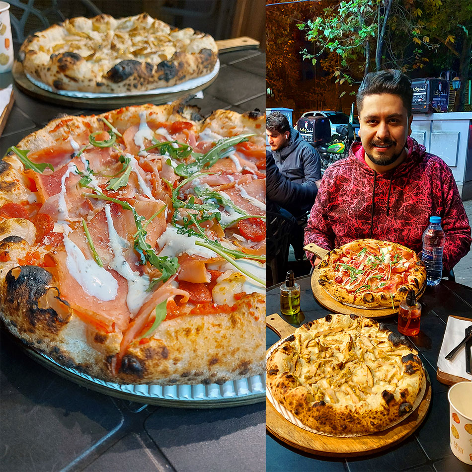 پیتزا ناپولی بار در نیاوران تهران