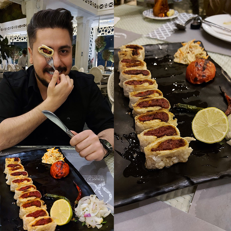 کافه رستوران لبنانی علا در فرمانیه تهران با آدانا کباب