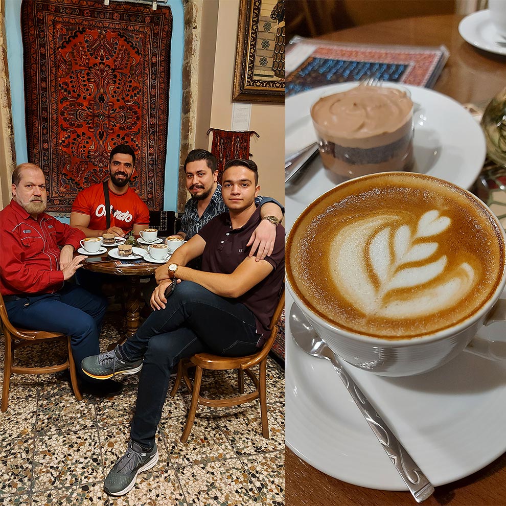 کافه فرش در منیریه تهران