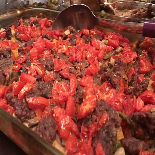 کباب ترکی با گوشت چرخ کرده در فر