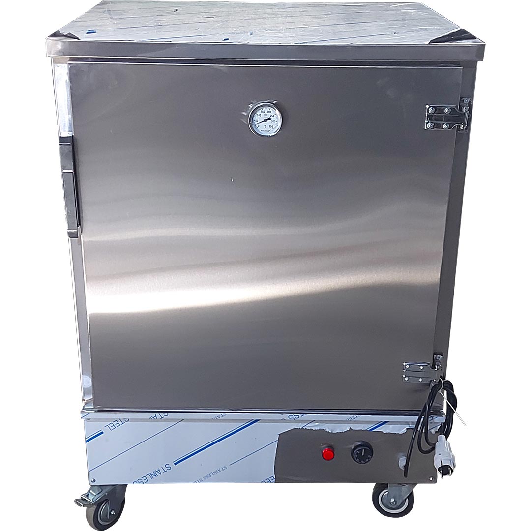 گرمکن غذا 50 نفره برقی استیل با ترموستات و درجه عقربه ای صنعتی